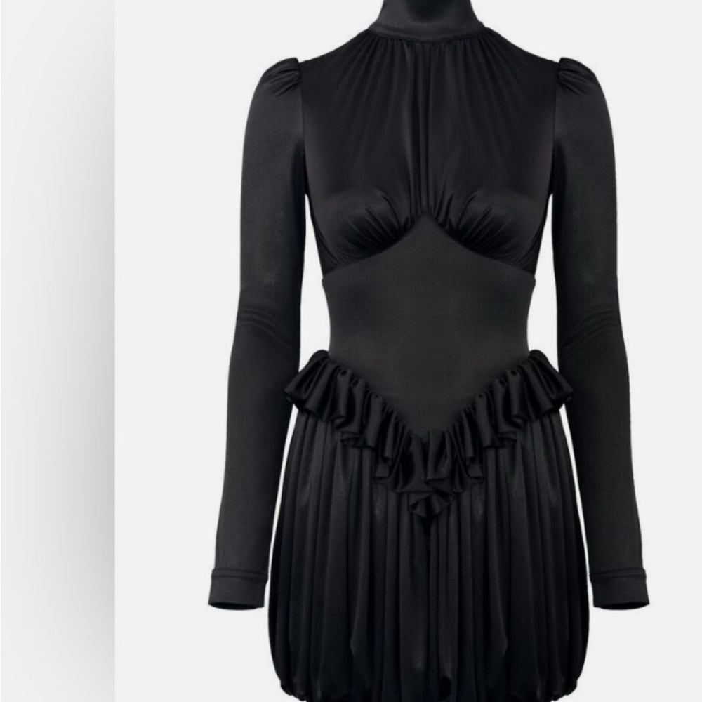 H&M Black Long Sleeve Dress
